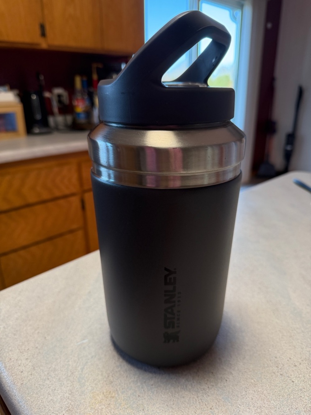 Stanley Matte Black Stainless Steel Insulated Travel Mug
